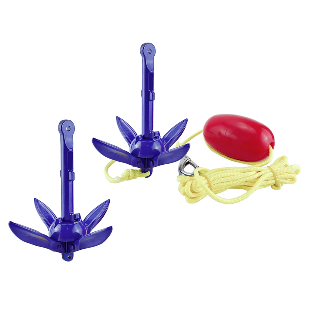 Aluminum Boat Anchors Folding Anchor for Marine Small Watercraft Lightweight - Image 3