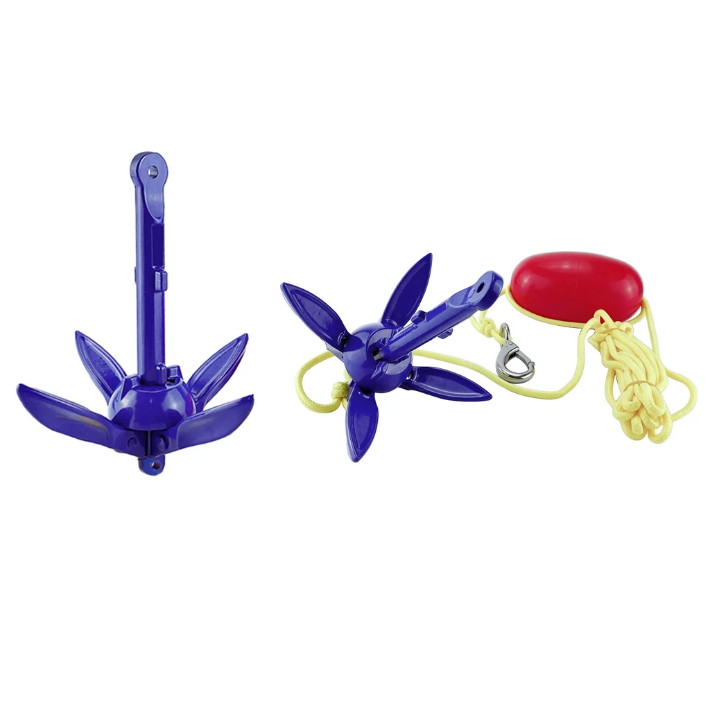 Aluminum Boat Anchors Folding Anchor for Marine Small Watercraft Lightweight - Image 4