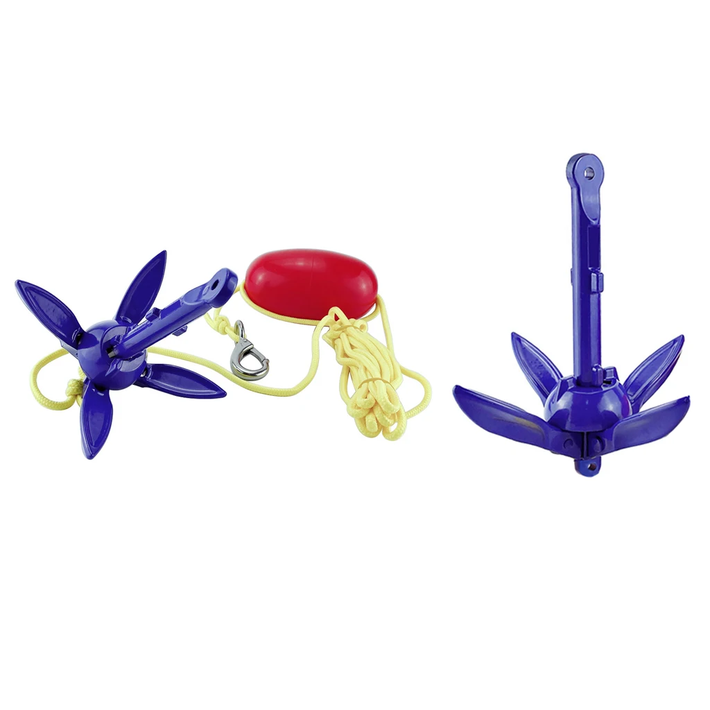 Aluminum Boat Anchors Folding Anchor for Marine Small Watercraft Lightweight - Image 5