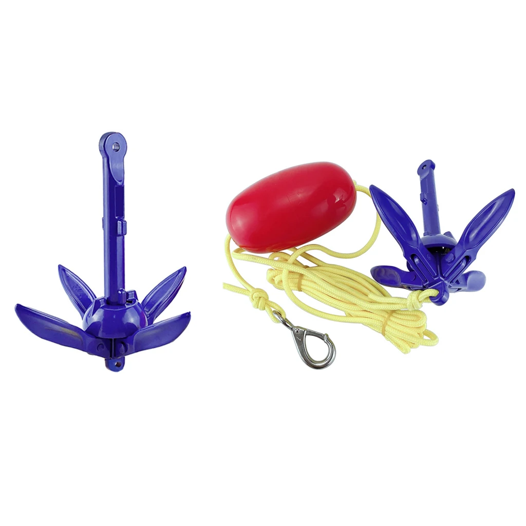Aluminum Boat Anchors Folding Anchor for Marine Small Watercraft Lightweight - Image 2