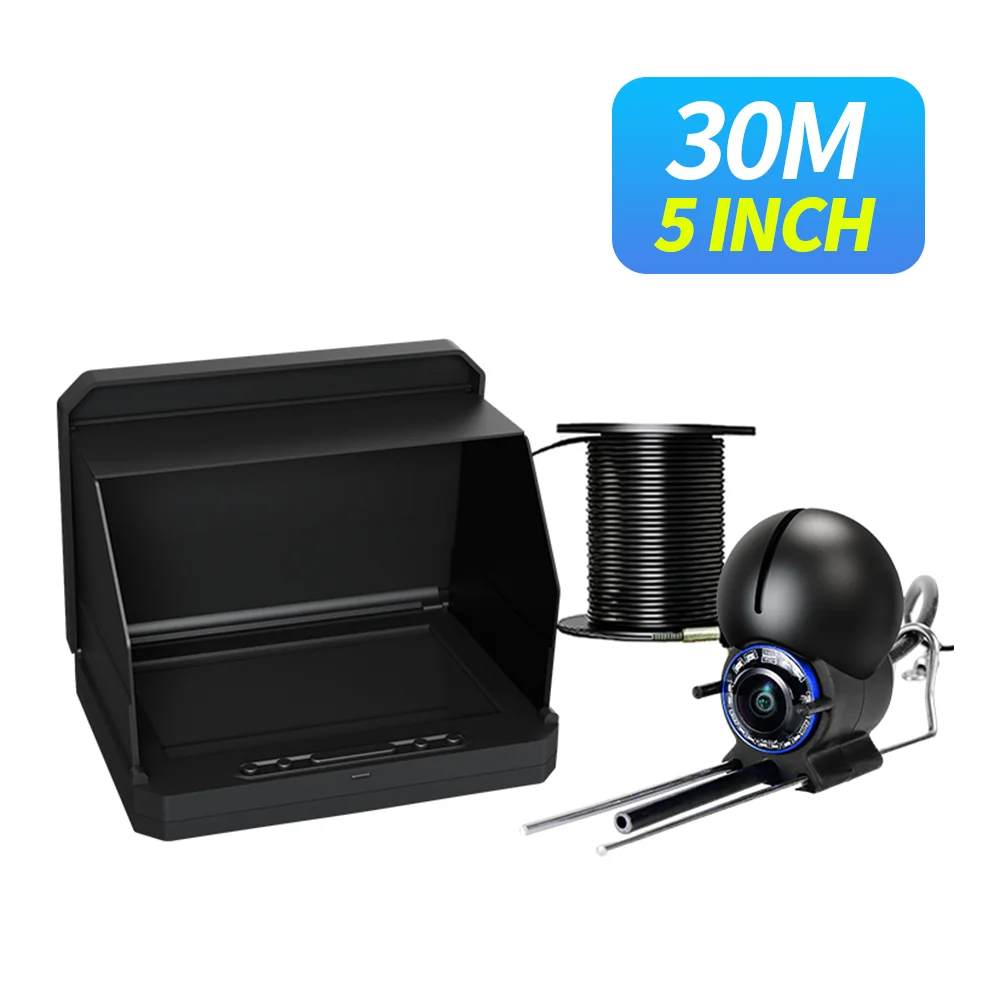 Portable Fish Depth Finder Water Handheld 1080P 4.3 Inch LCD Fish Finder Underwater 120° Fishing Camera With Night Vision - Image 7